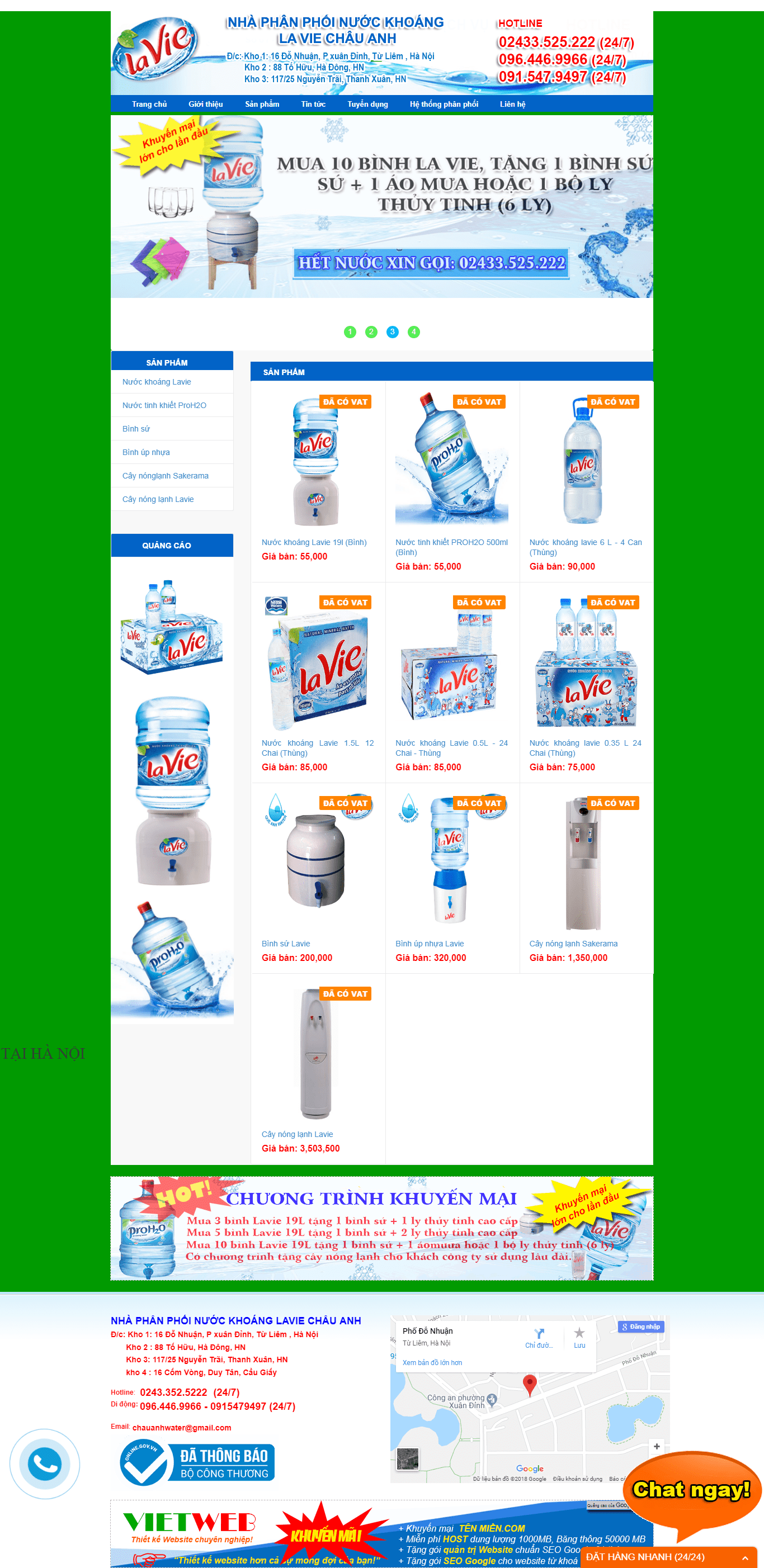 Thiết kế Web  laviechauanh.com