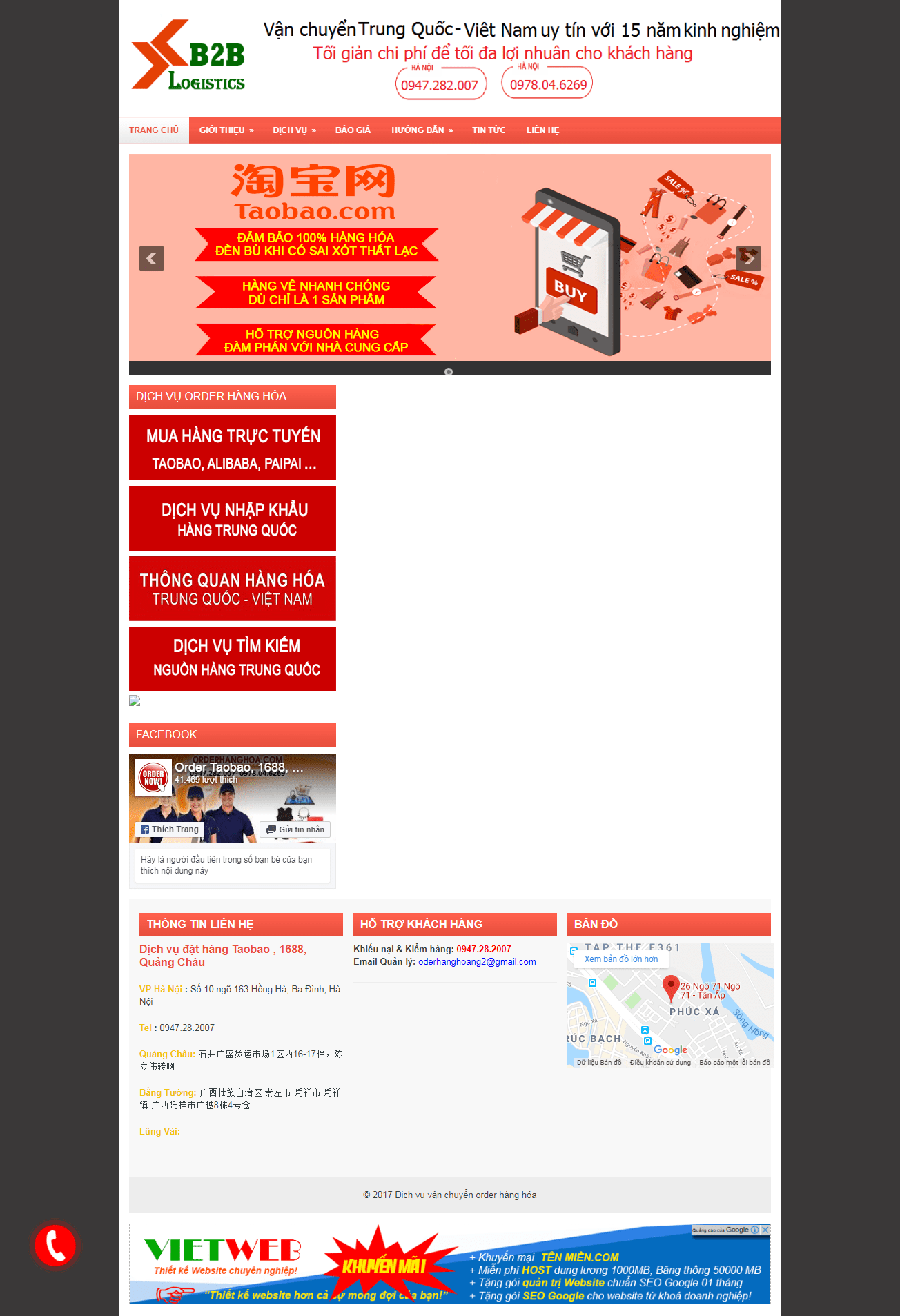 Thiết kế Web  orderhanghoa.com