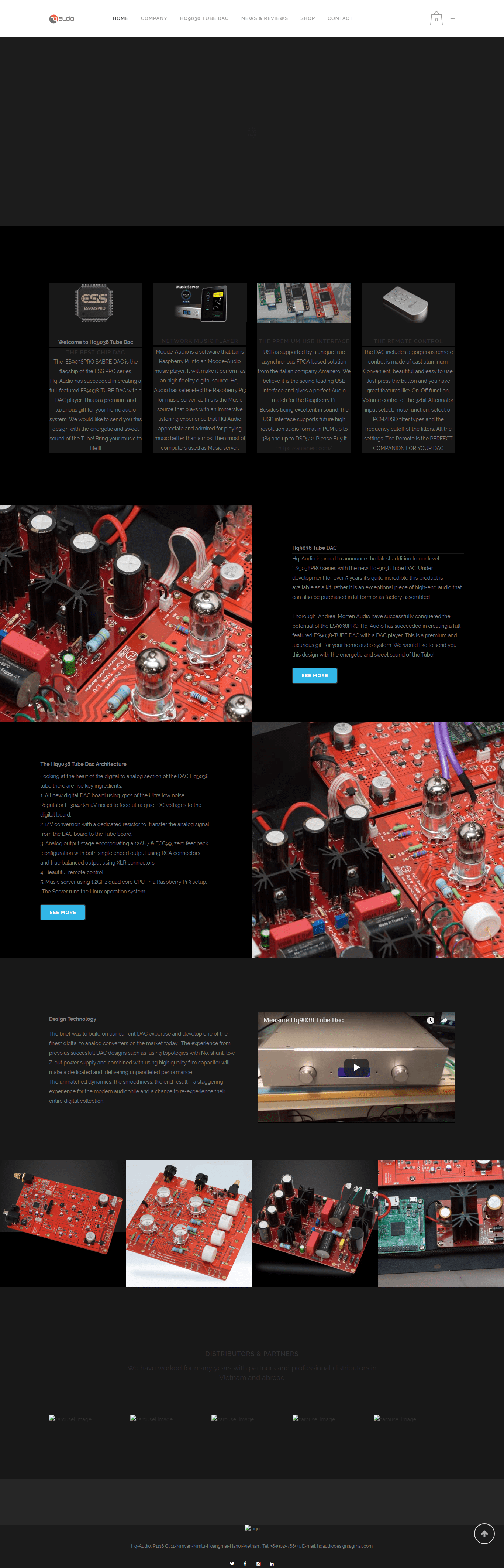 Thiết kế Web  hq-audio.net