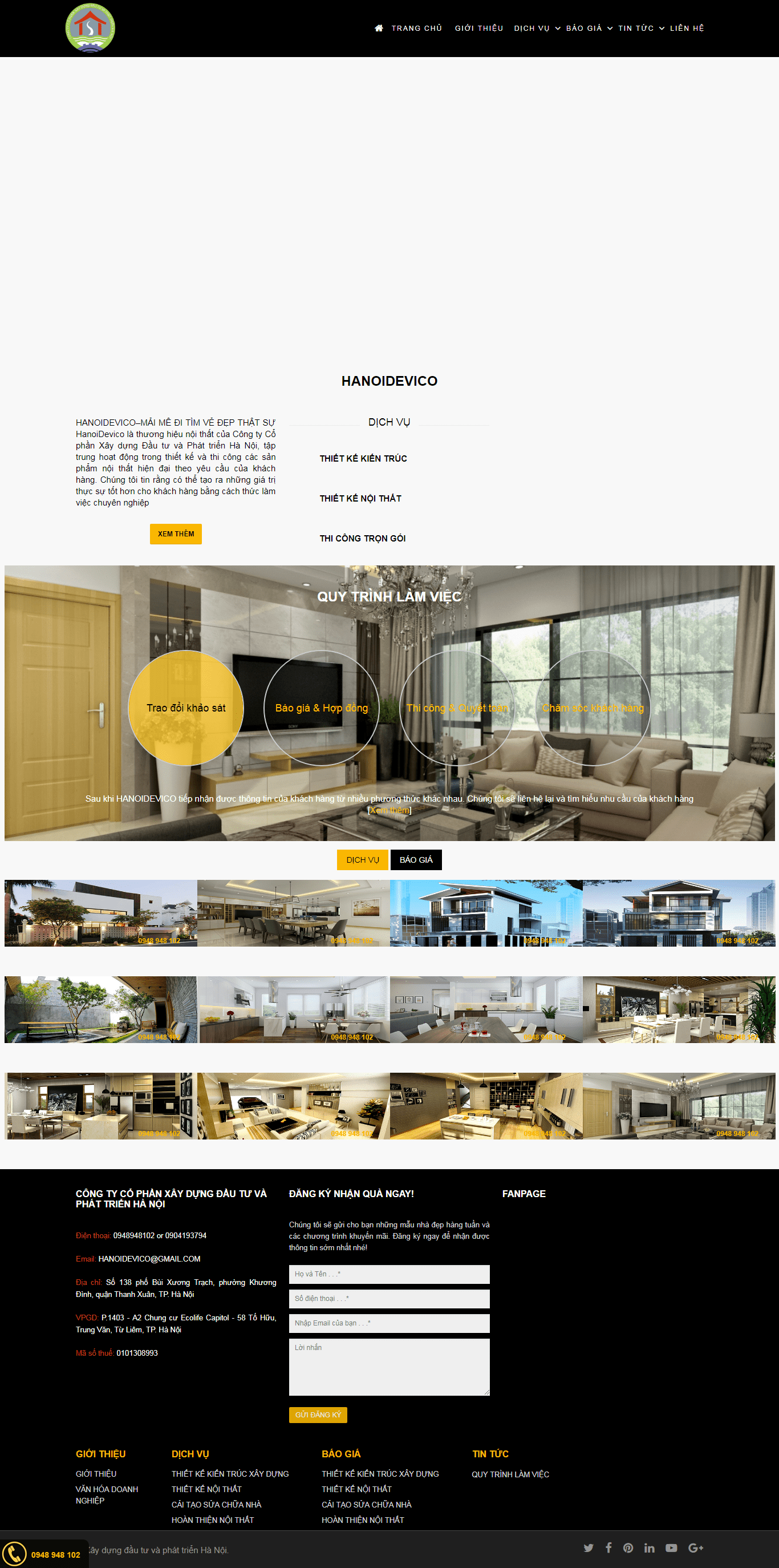 Thiết kế Web  hanoidevico.com