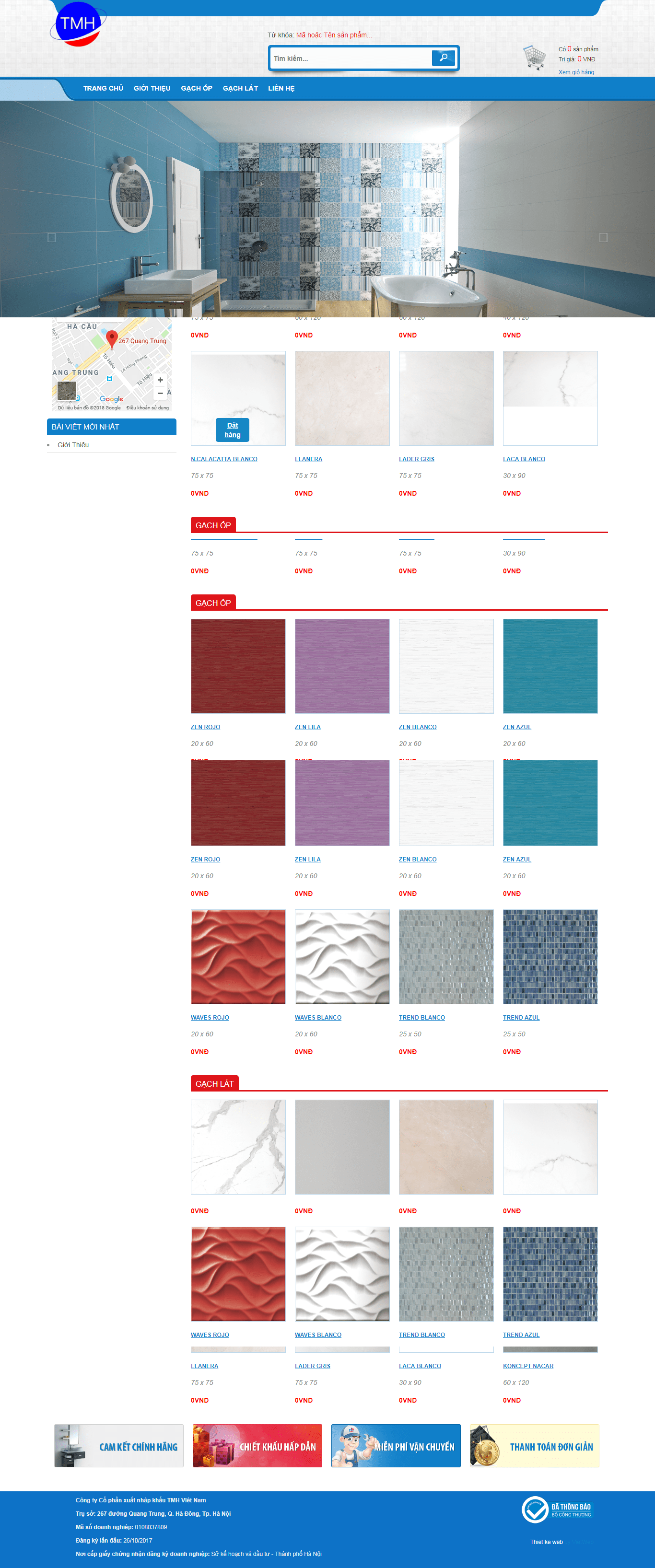 Thiết kế Web  gachtaybannhanhapkhaucaocap.com