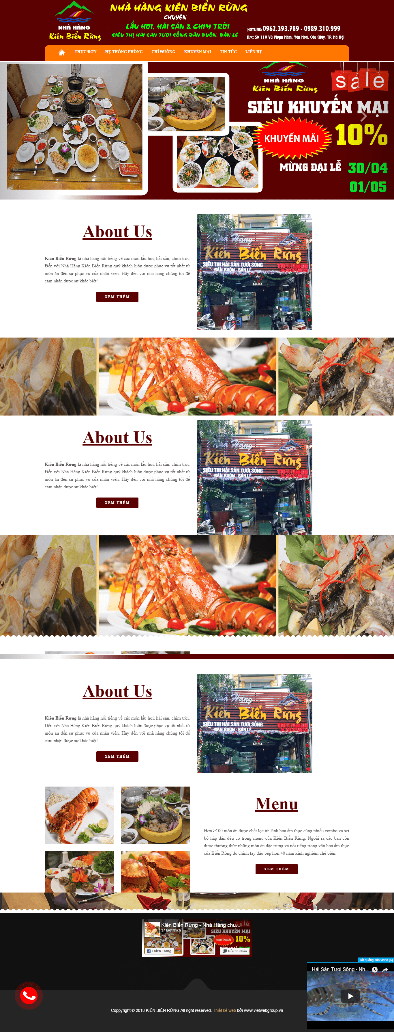 Thiết kế Web  kienbienrung.com