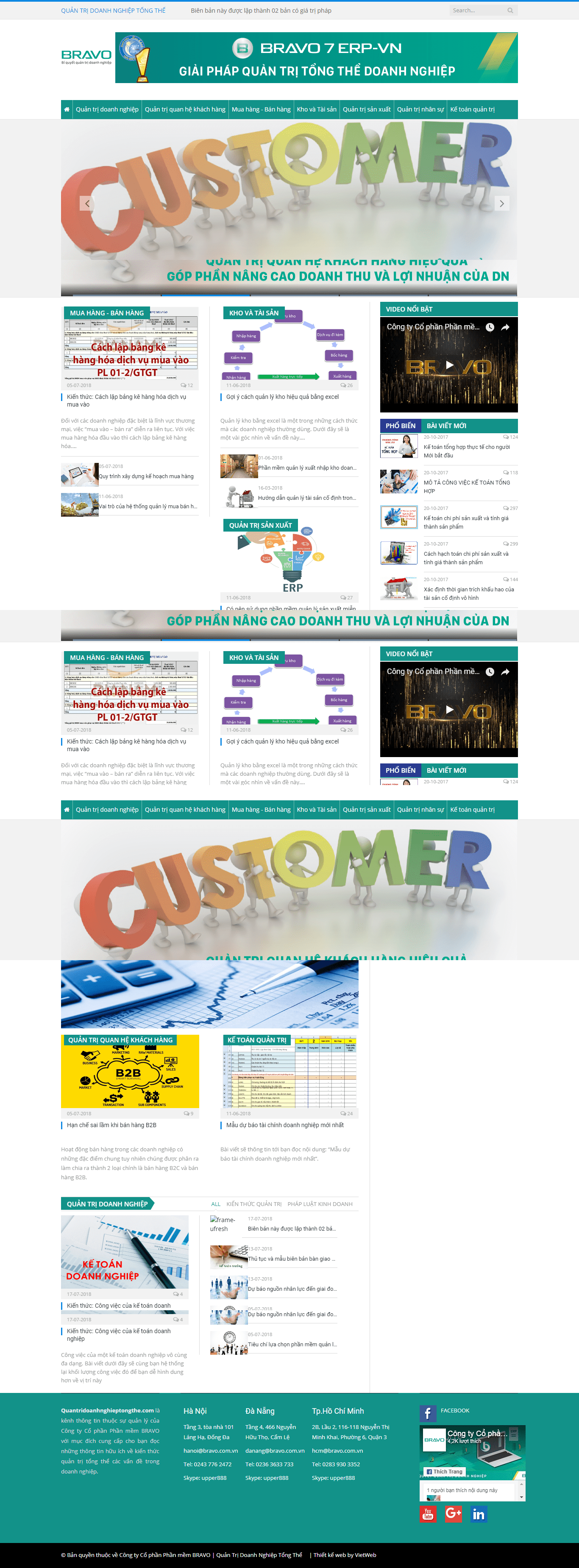 Thiết kế Web  quantridoanhnghieptongthe.com