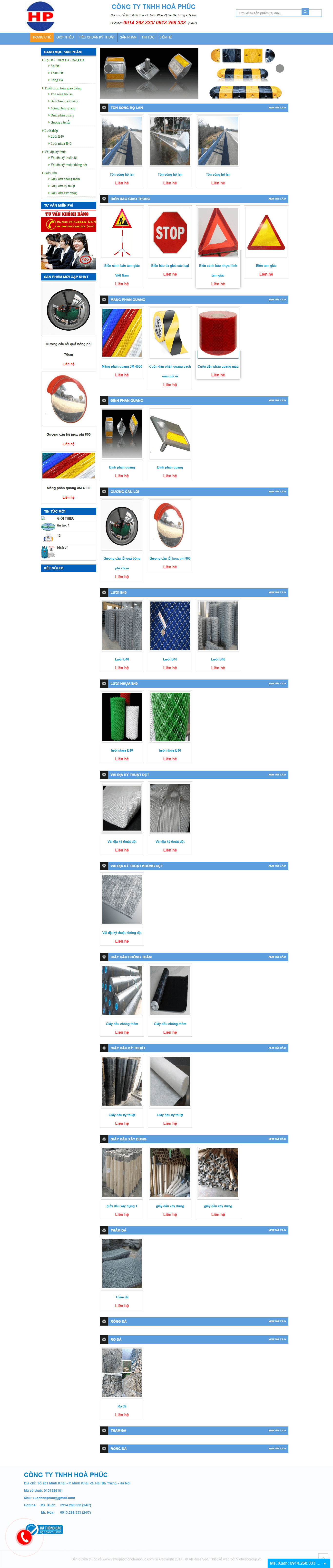 Thiết kế Web  vattugiaothonghoaphuc.com