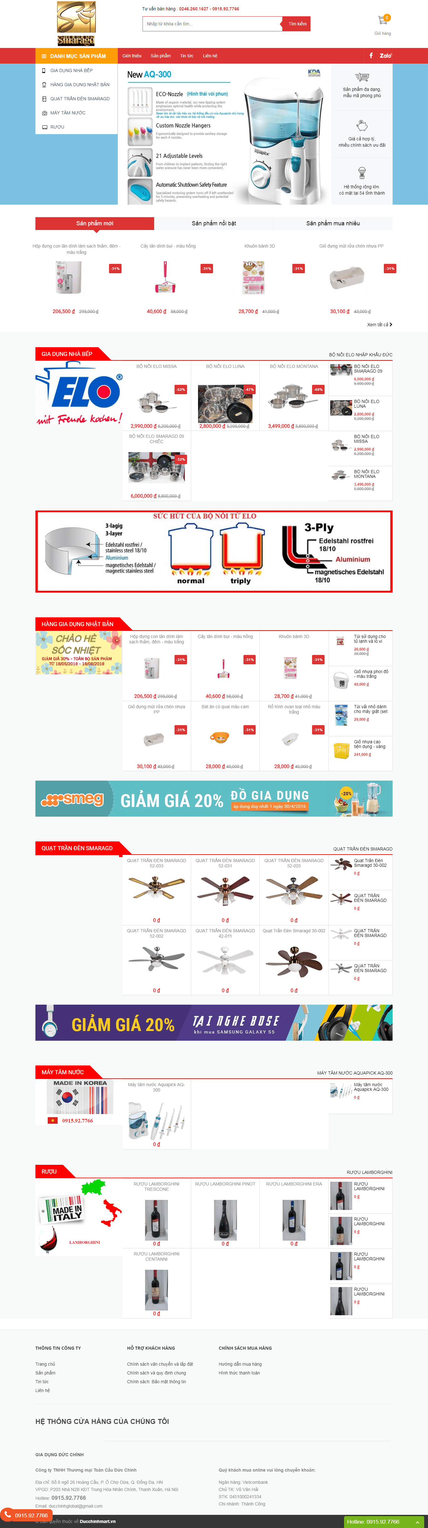 Thiết kế Web  ducchinhmart.vn