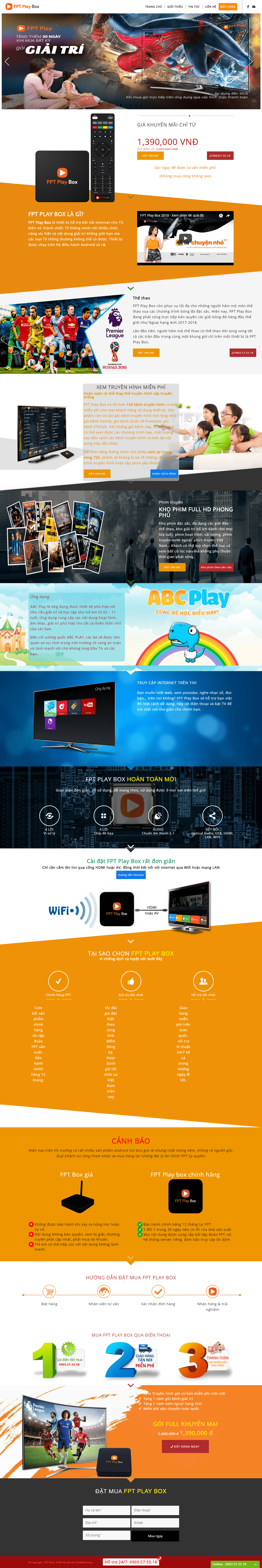 Thiết kế Web  fptbox24h.com