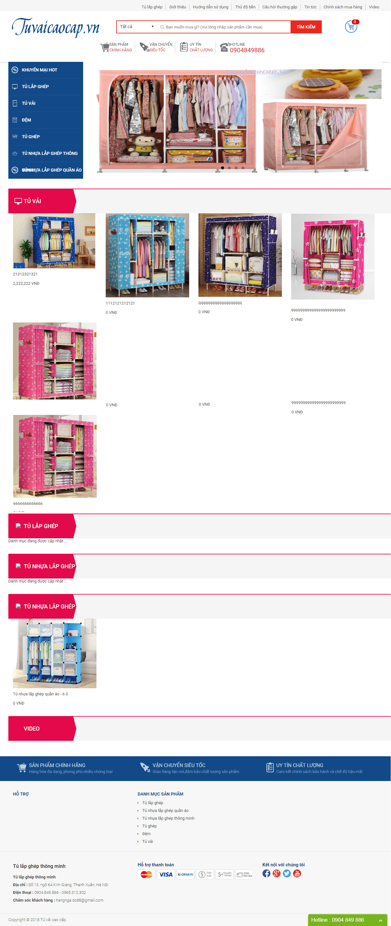 Thiết kế Web công ty tulapghepthongminh.com