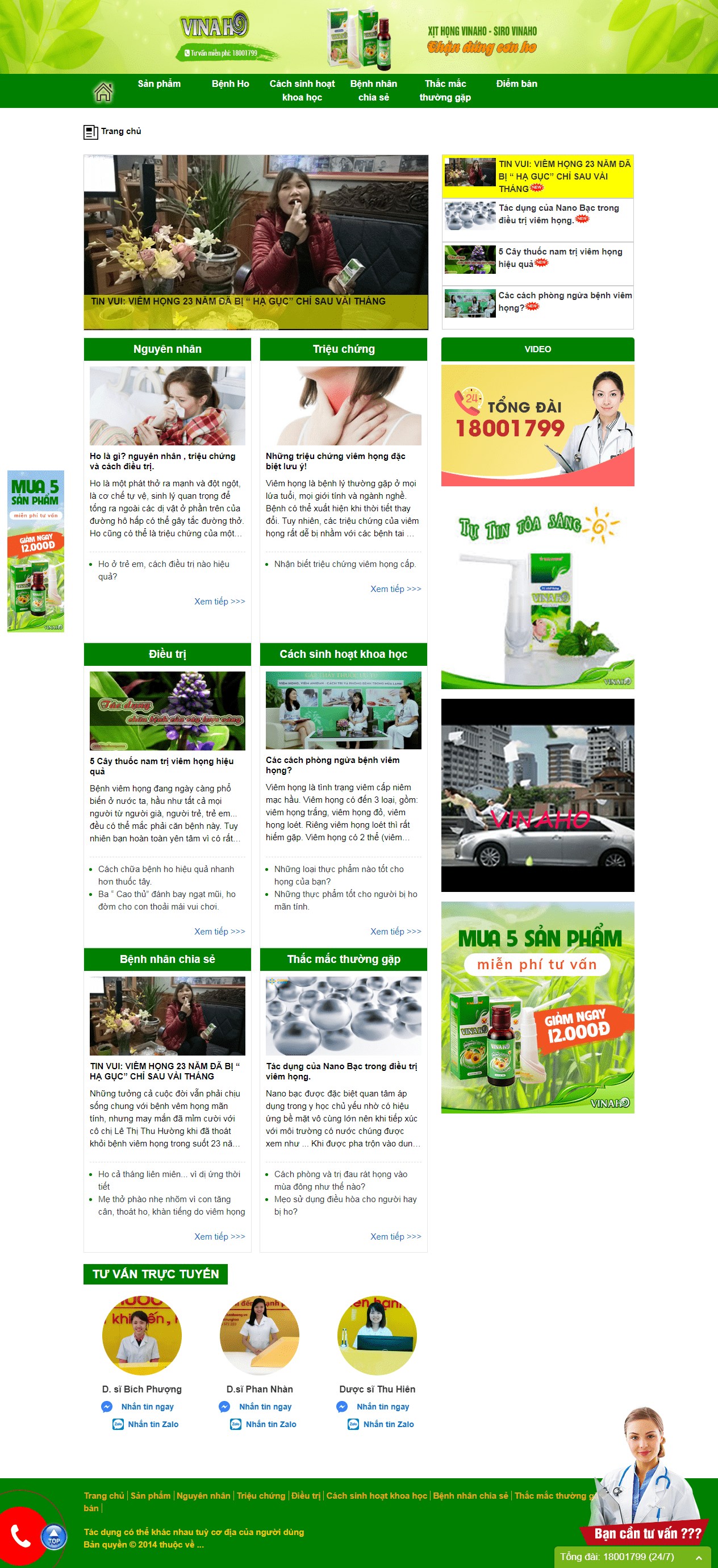 Thiết kế Web  benhho.vn