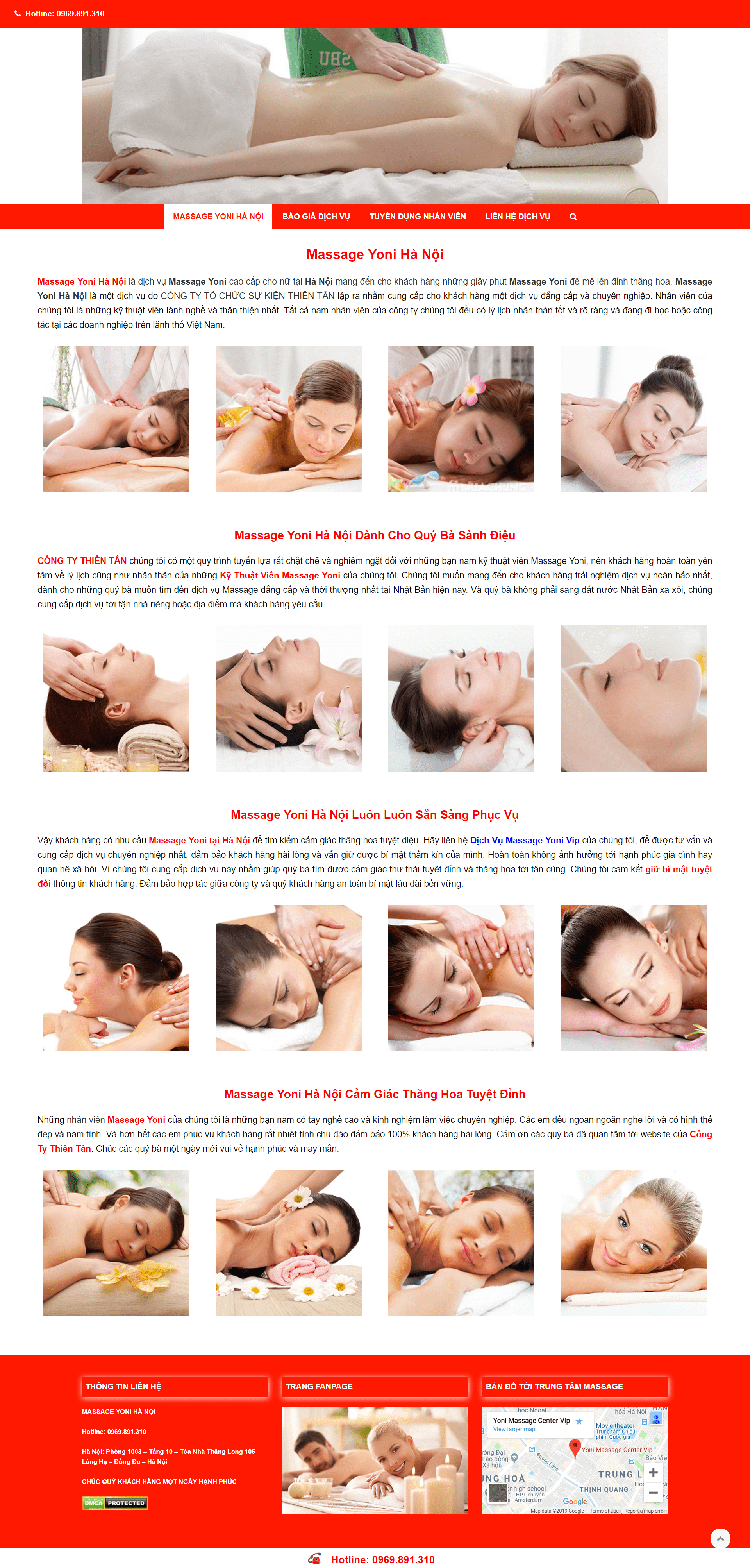 Thiết kế Web spa thẩm mỹ viện 