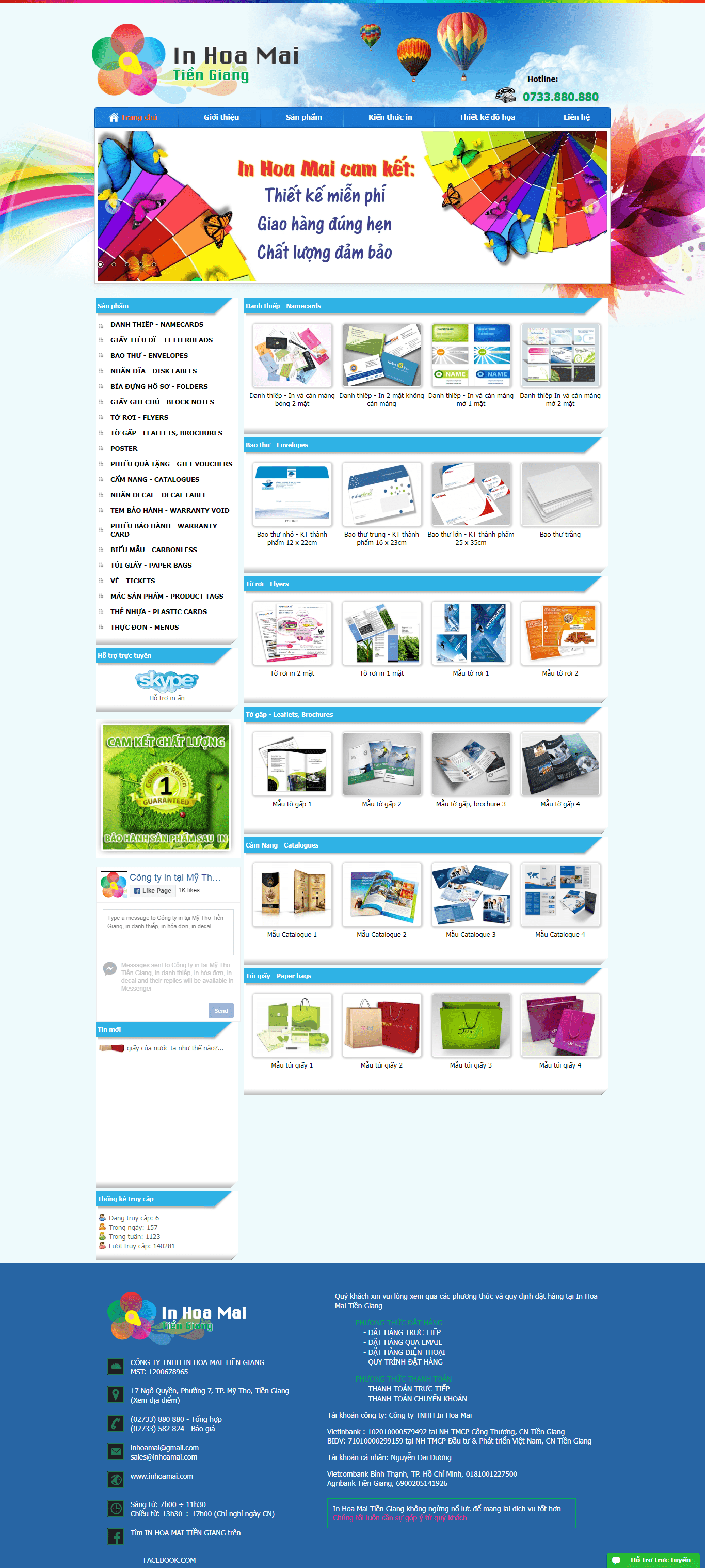 Thiết kế Web in ấn thiết kế inhoamai.com
