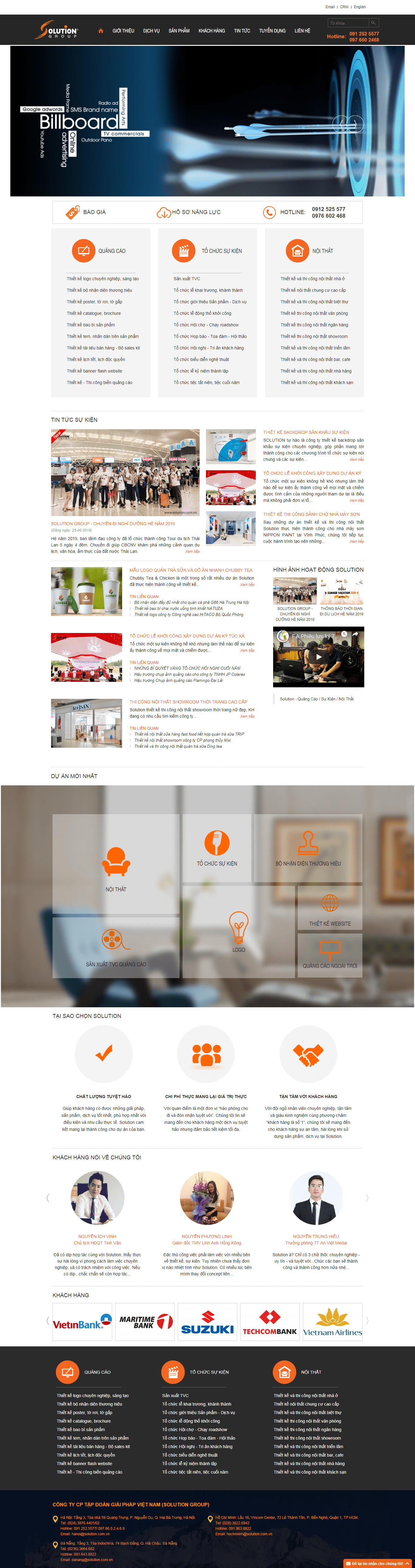 Thiết kế Web thương hiệu logo solution.com.vn