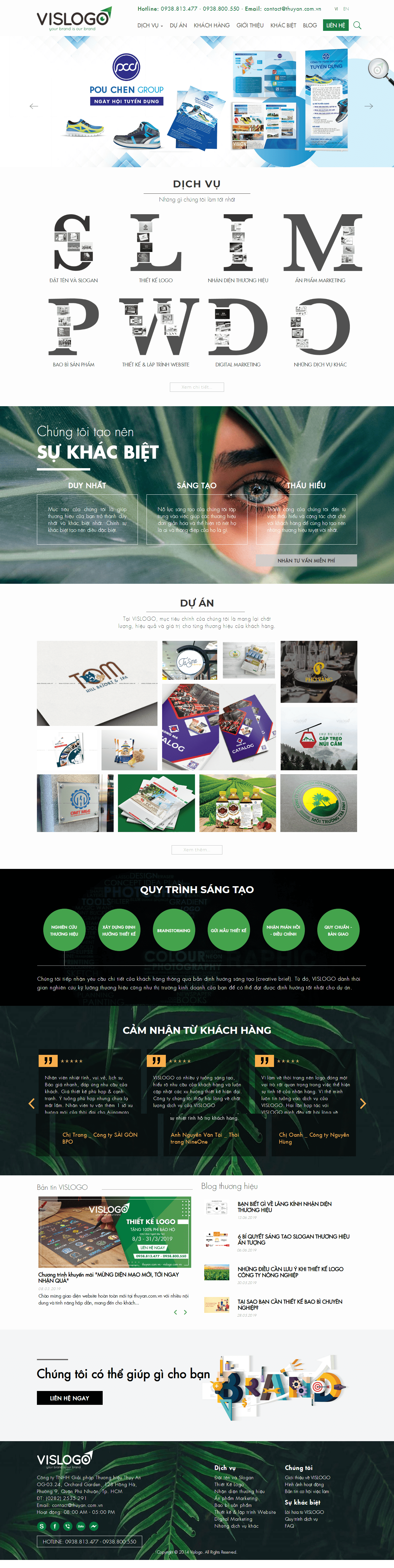 Thiết kế Web thương hiệu logo thuyan.com.vn