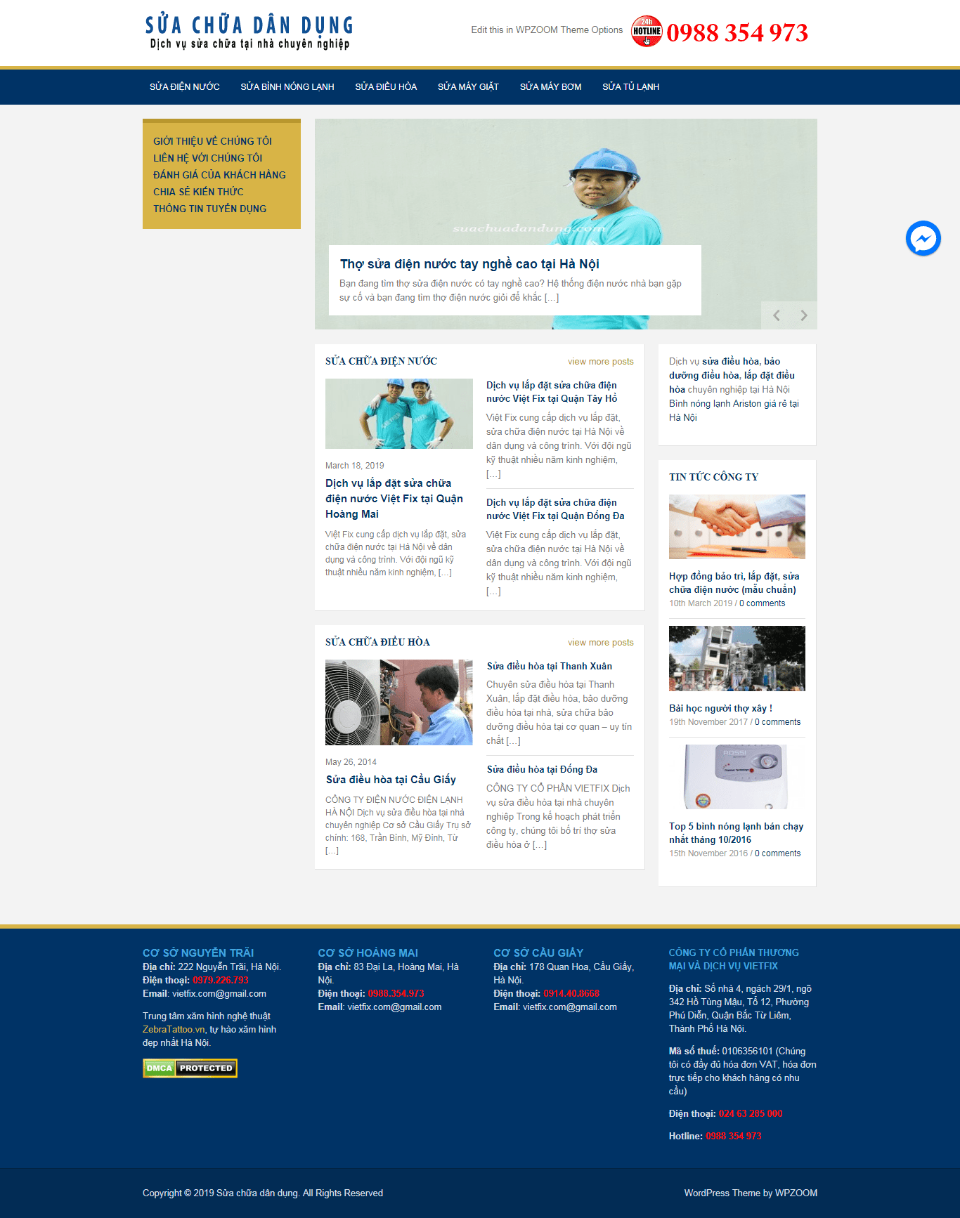 Thiết kế Web điện dân dụng suachuadandung.com