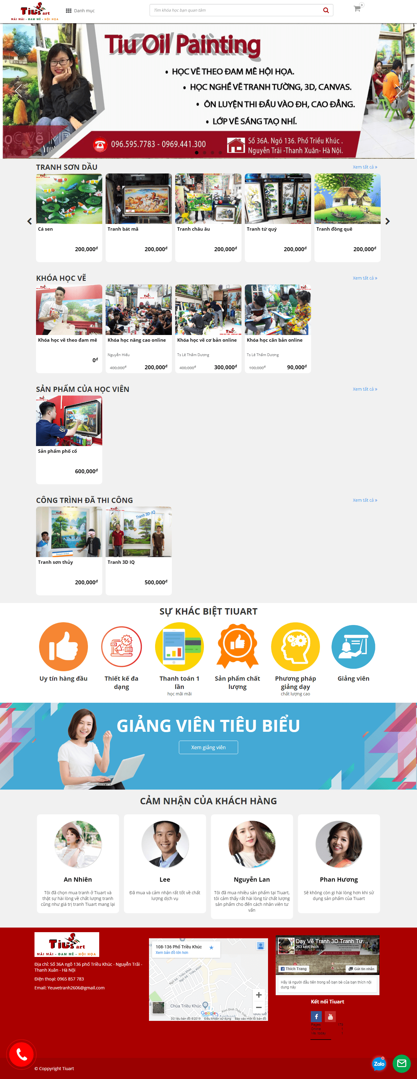 Thiết kế Web theo yêu cầu tiuart.com