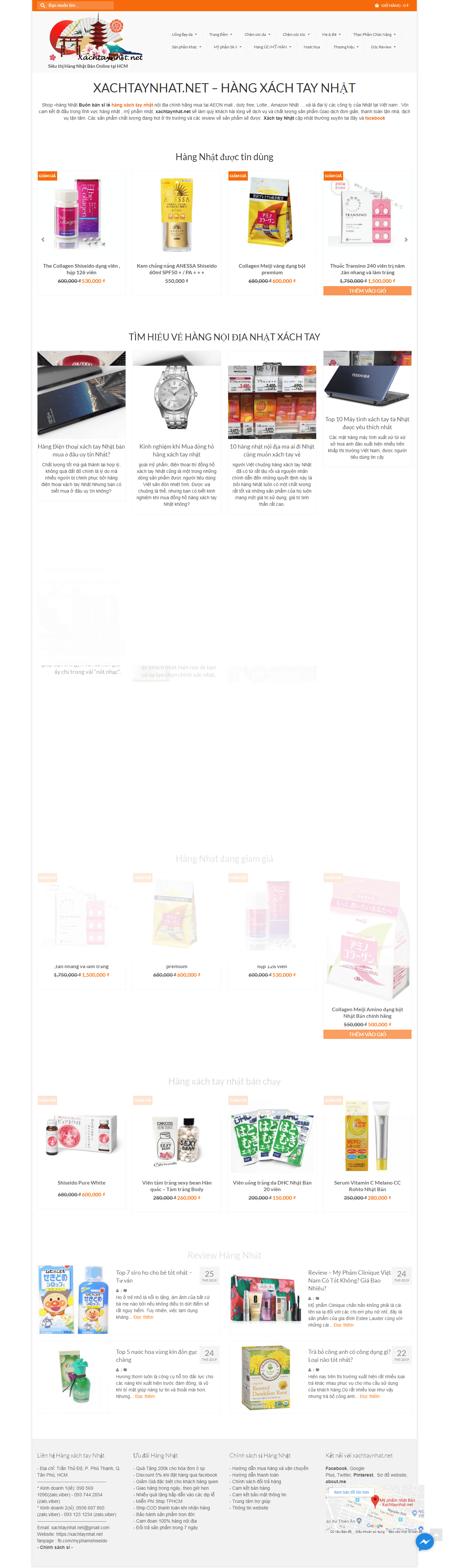 Thiết kế Web theo yêu cầu xachtaynhat.net