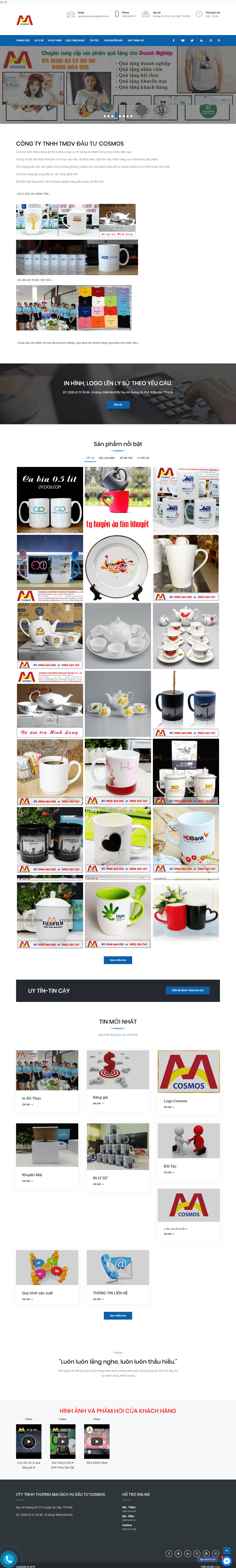 Thiết kế Web quà tặng lycocsu.com