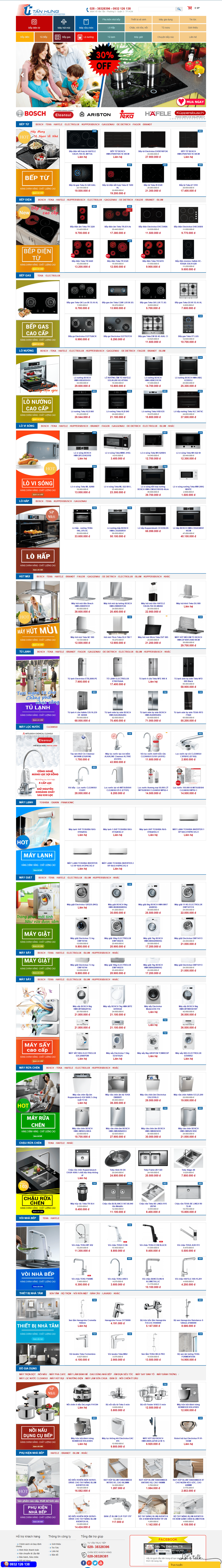 Thiết kế Web đồ gia dụng dienmaytanhung.com.vn