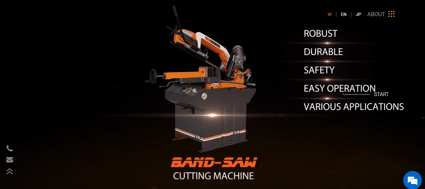 Thiết kế Web cơ khí hameco.com.vn