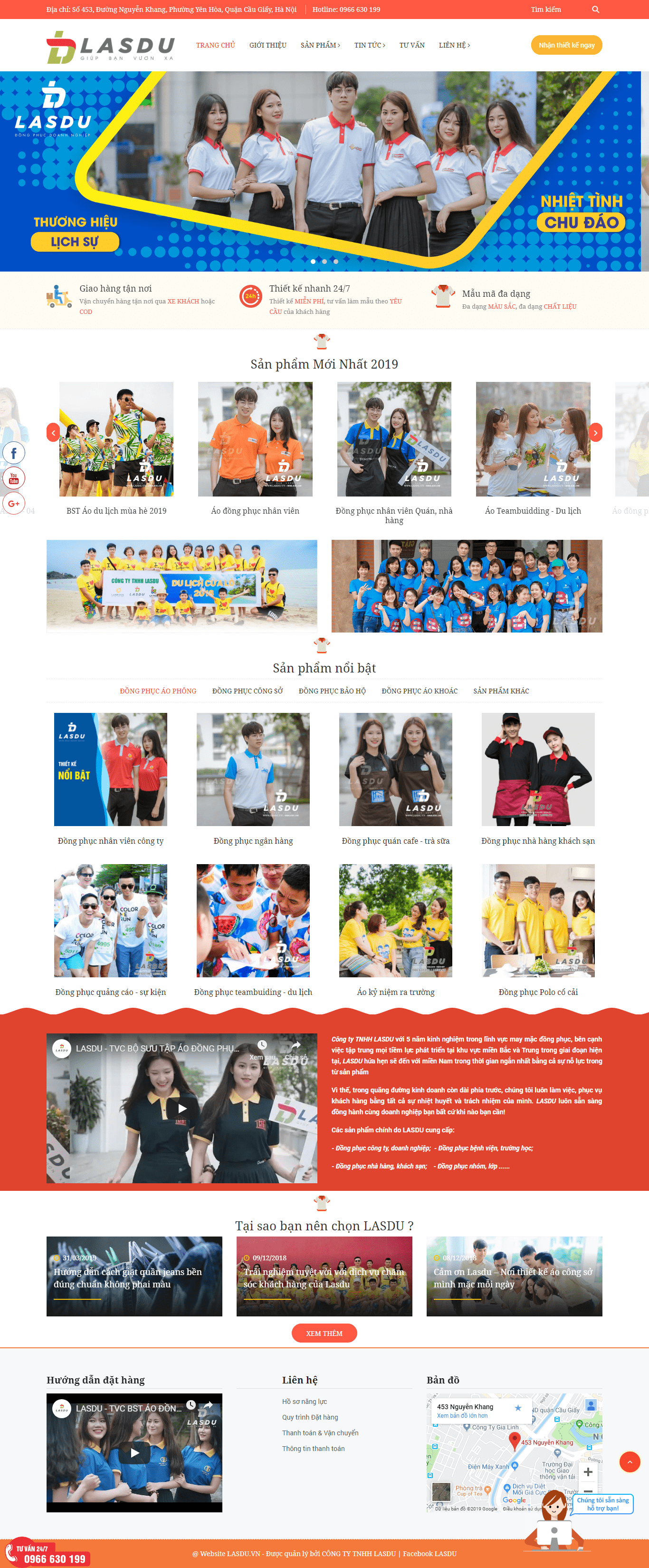 Thiết kế Web giá rẻ lasdu.vn