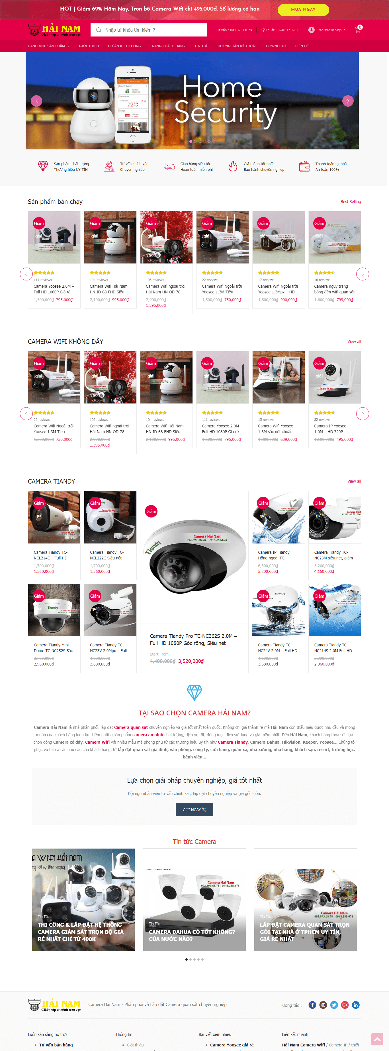 Thiết kế Web nhanh cameraipgiasi.com