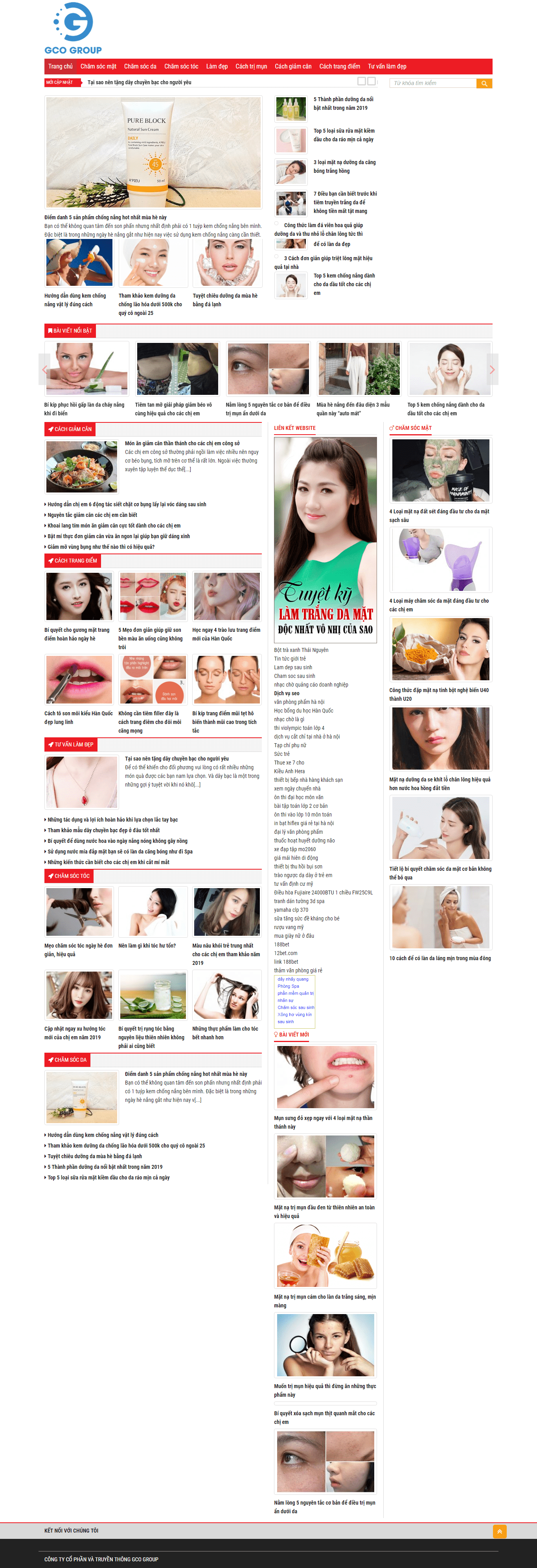 Thiết kế Web tạp chí kenhlamdep.edu.vn