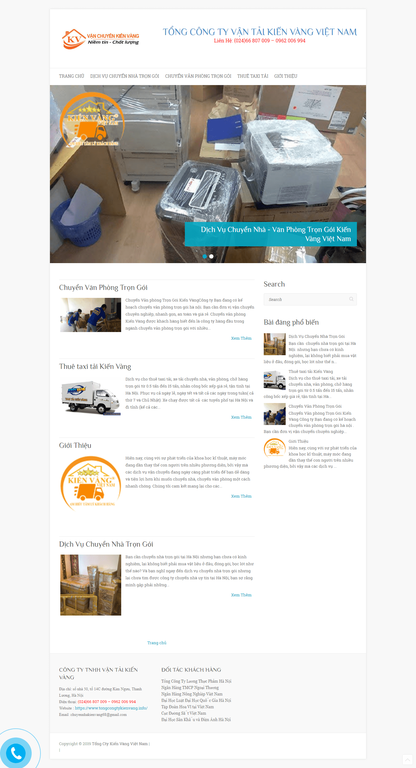 Thiết kế Web dịch vụ tongcongtykienvang.info