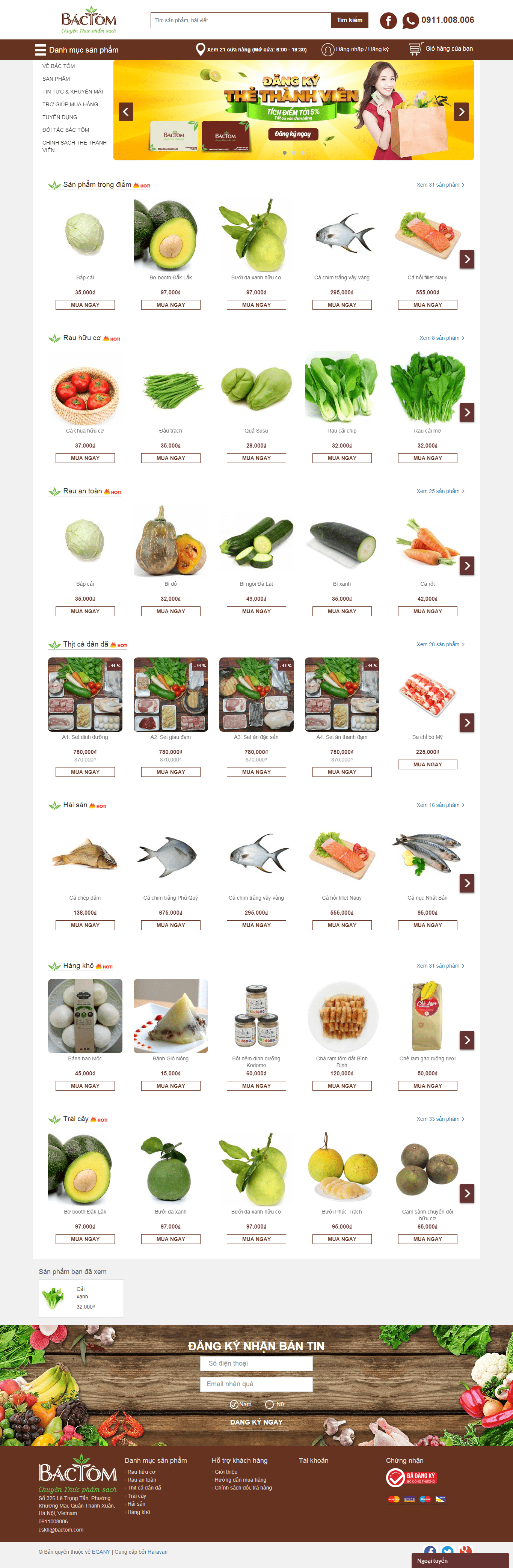 Thiết kế Web mới nhất bactom.com