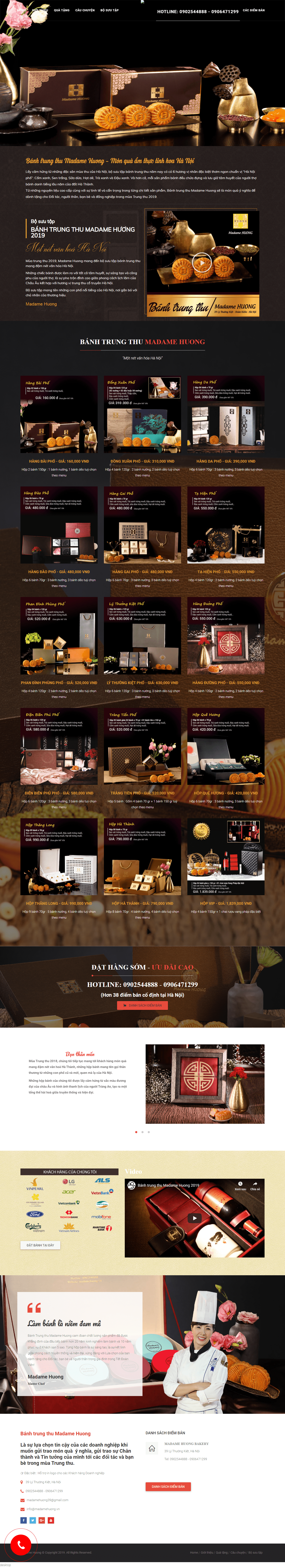 Thiết kế Web mới nhất banhtrungthumadamehuong.com.vn