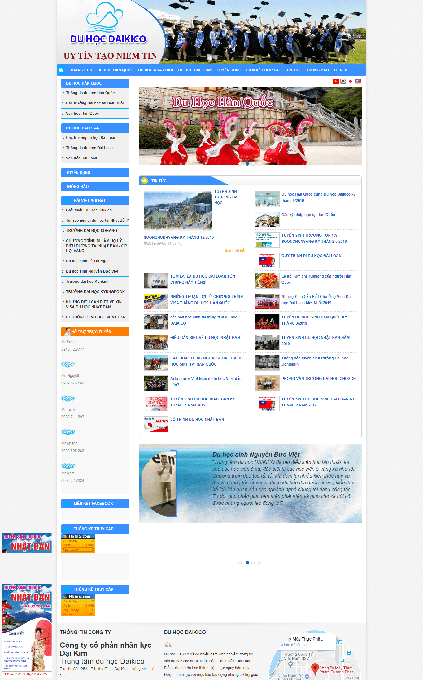 Thiết kế Web mới nhất daikico.com.vn