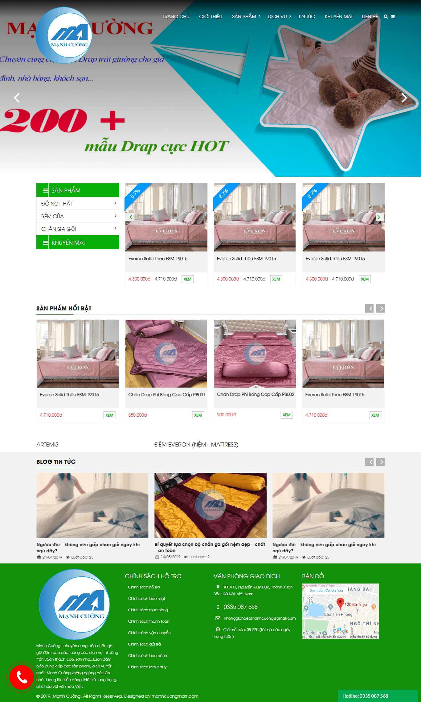 Thiết kế Web mới nhất densangviet.com