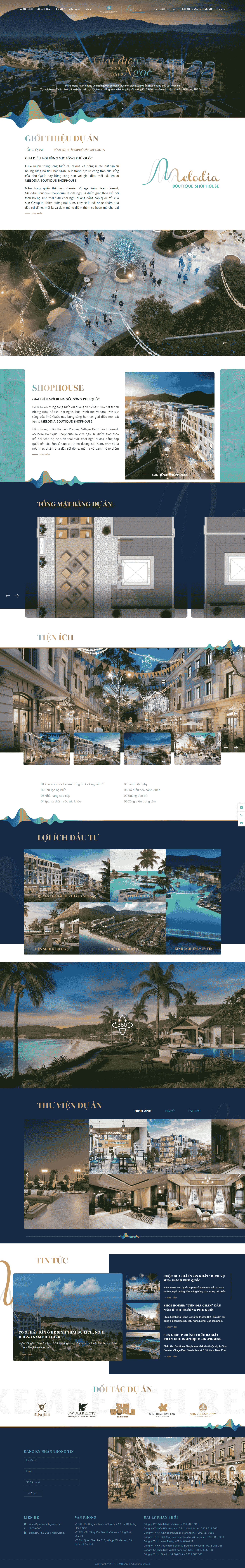 Thiết kế Web nghỉ dưỡng resort kembeachresort.com