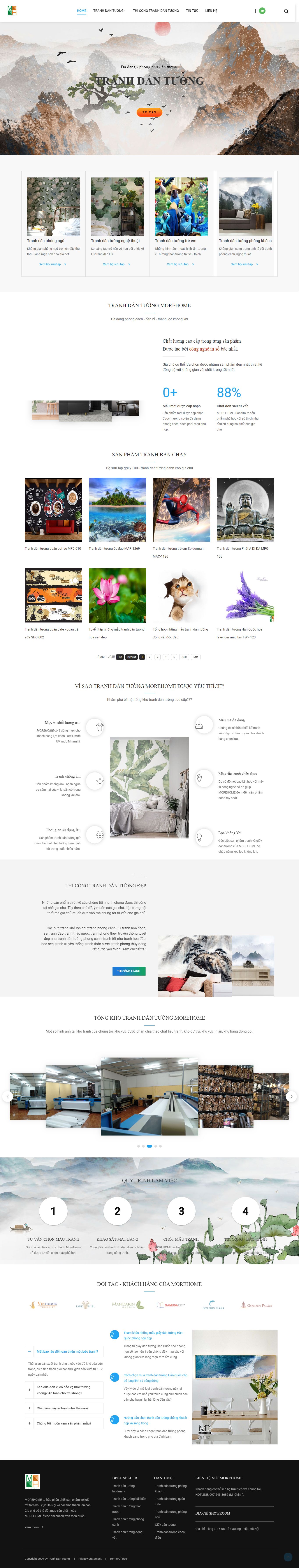 Thiết kế Web tranh dán tường tranhdantuong.com