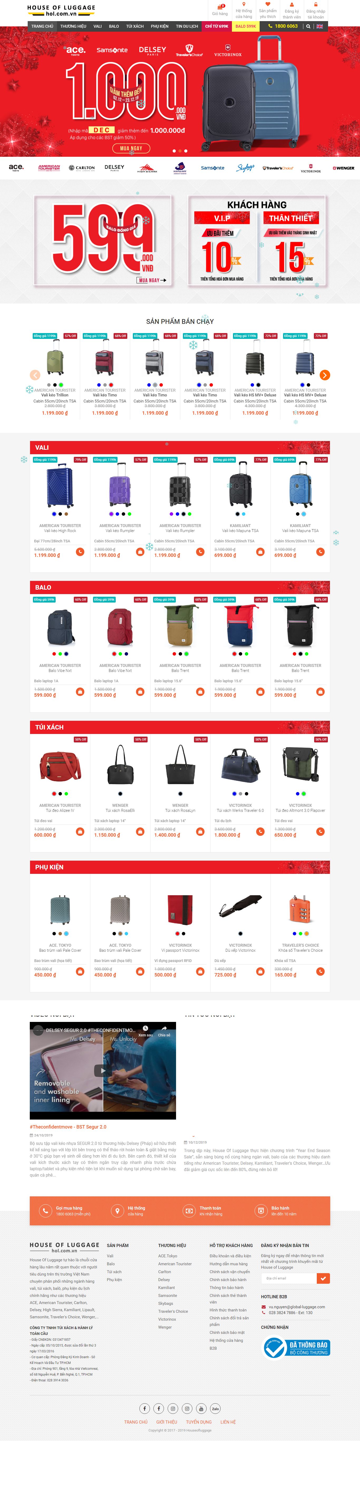 Thiết kế Web bán balo túi xách cosobalo.com