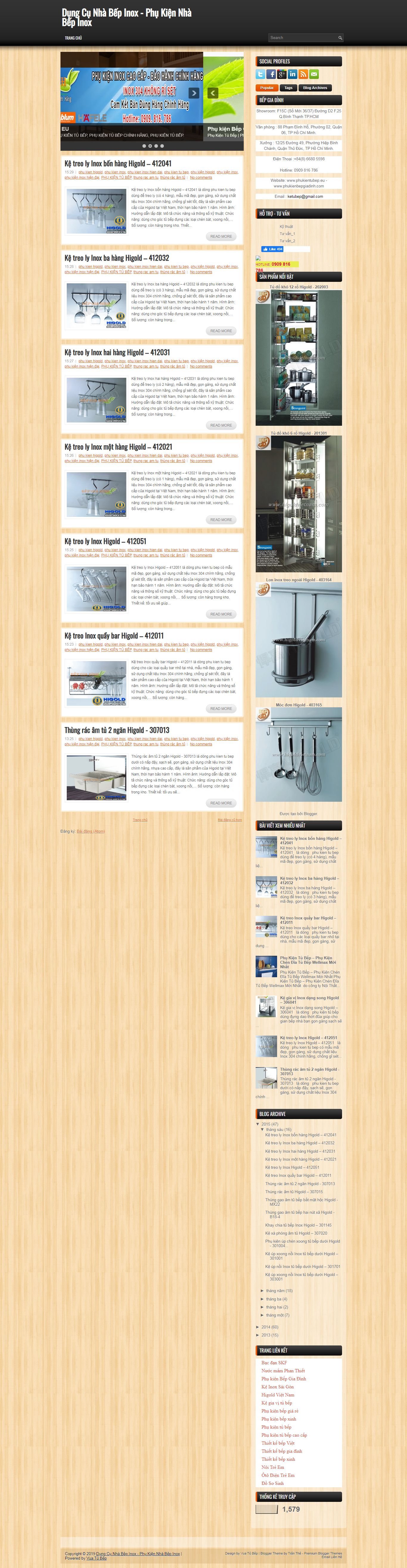 Thiết kế Web Đồ dùng inox dungcunhabepinox.blogspot.com