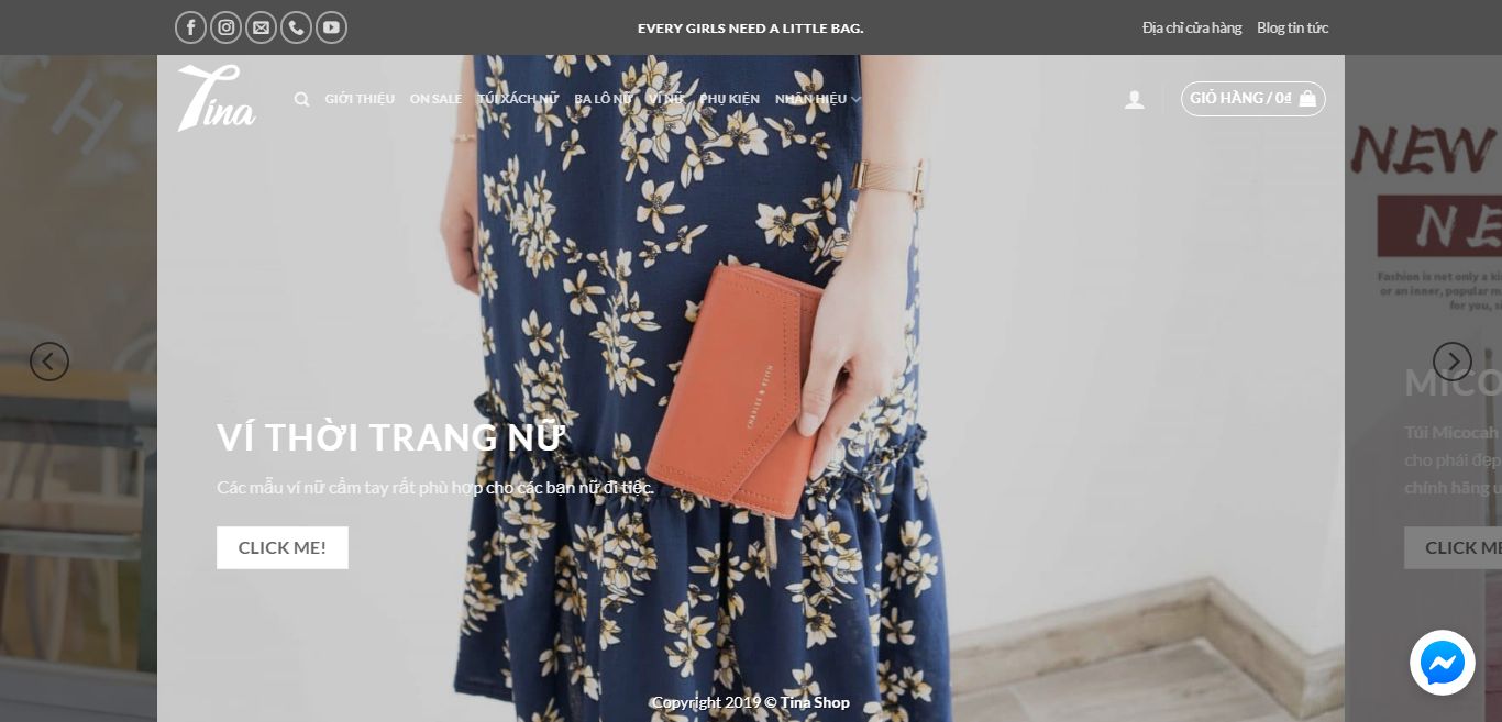 Thiết kế Web túi xách tina2012.vn