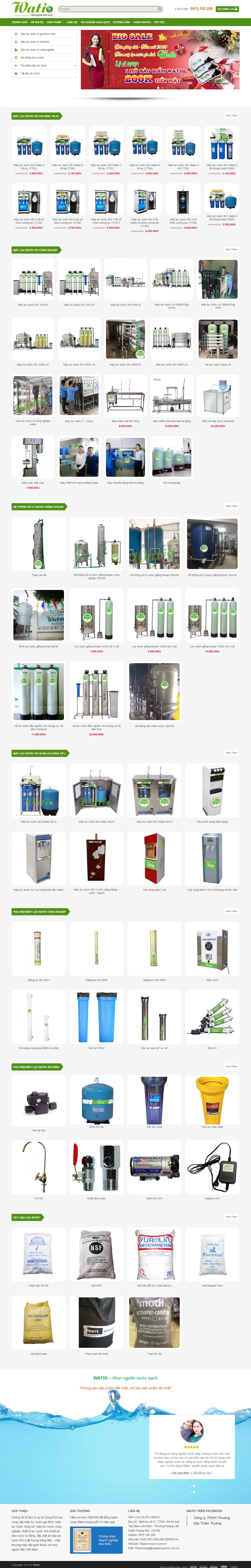 Thiết kế Web máy lọc nước ro maylocnuocro.com.vn