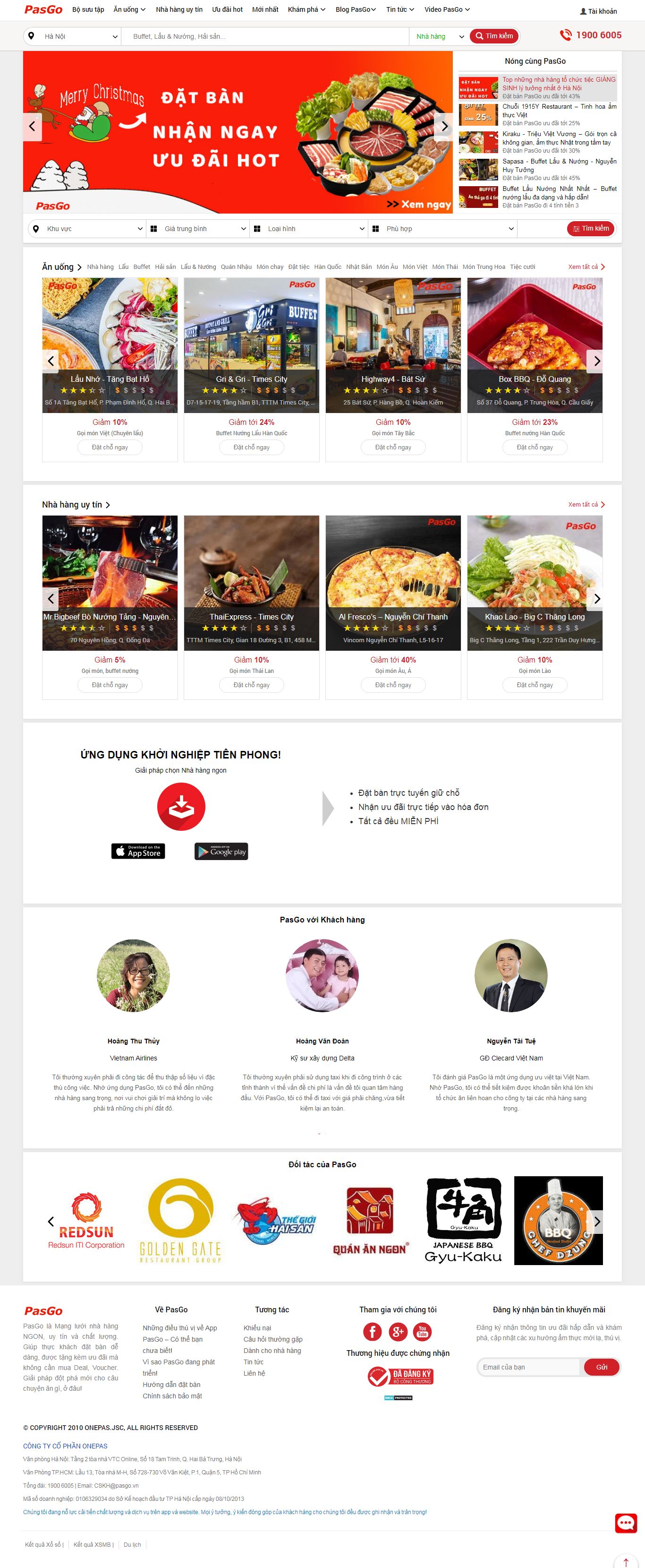 Thiết kế Web Đồ Ăn vặt pasgo.vn