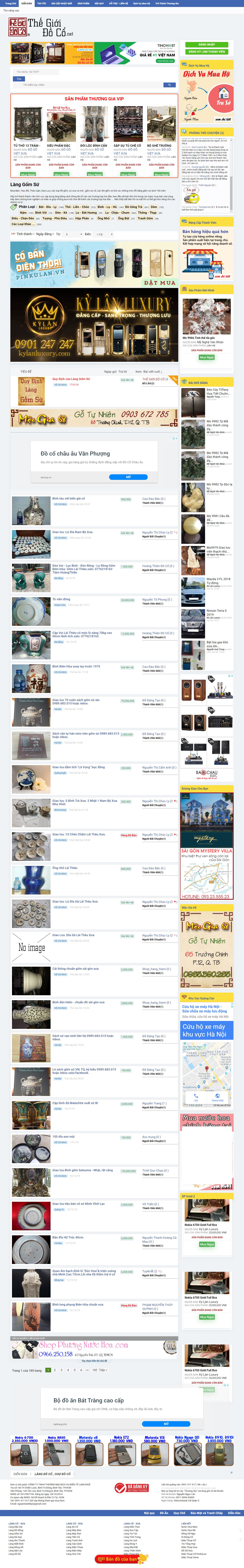 Thiết kế Web Đồ gốm sứ thegioidoco.net