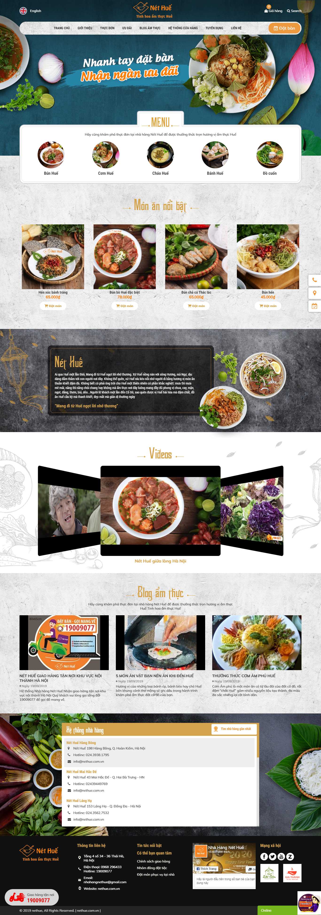 Thiết kế Web Đẹp nethue.com.vn