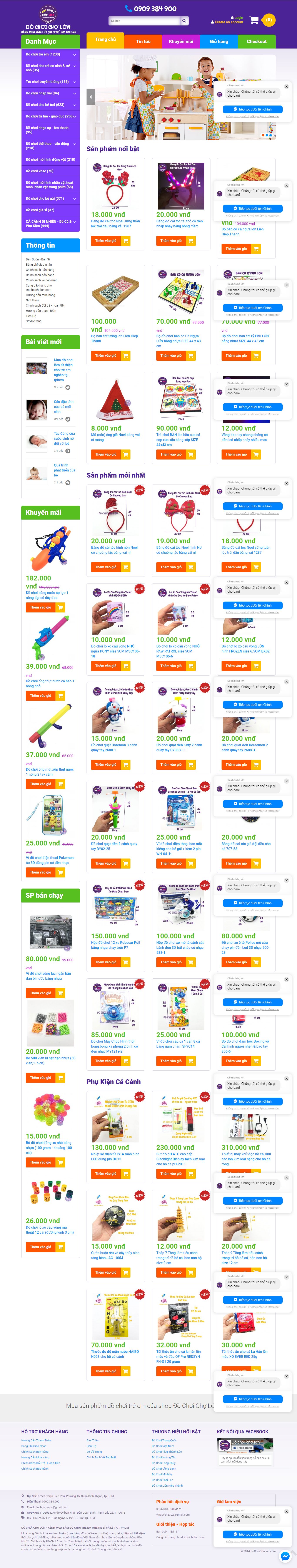 Thiết kế Web chuẩn seo google dochoicholon.com