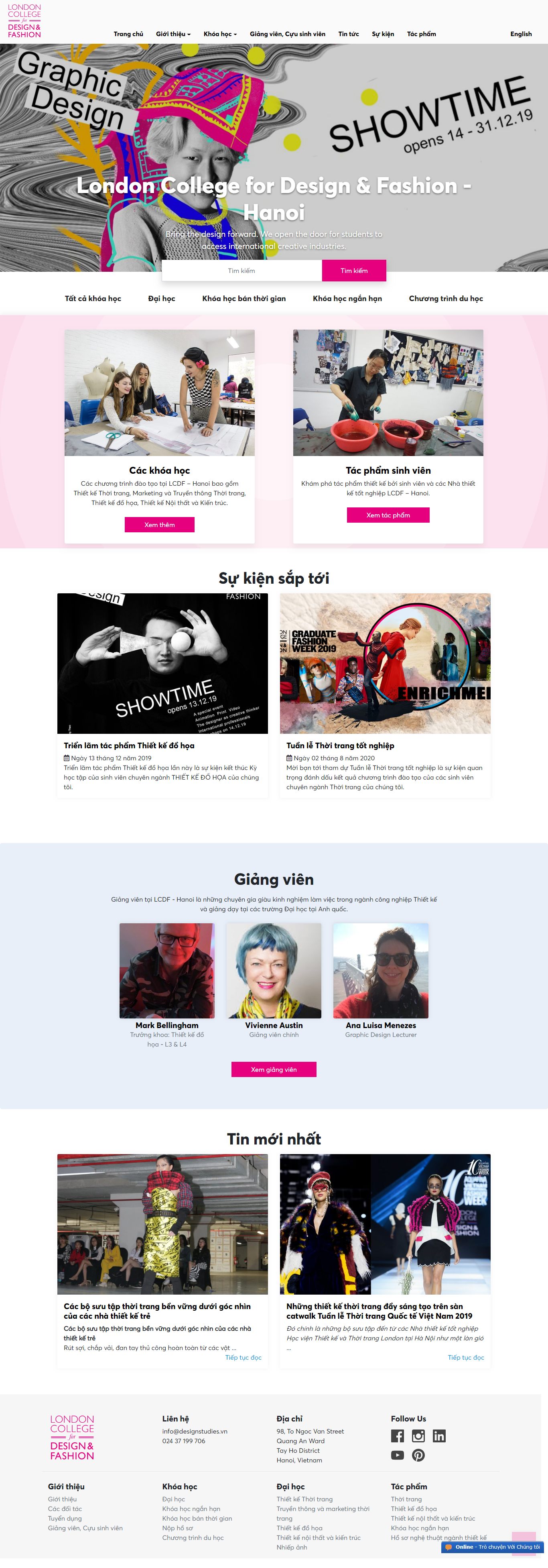 Thiết kế Web thiết kế thời trang designstudies.vn