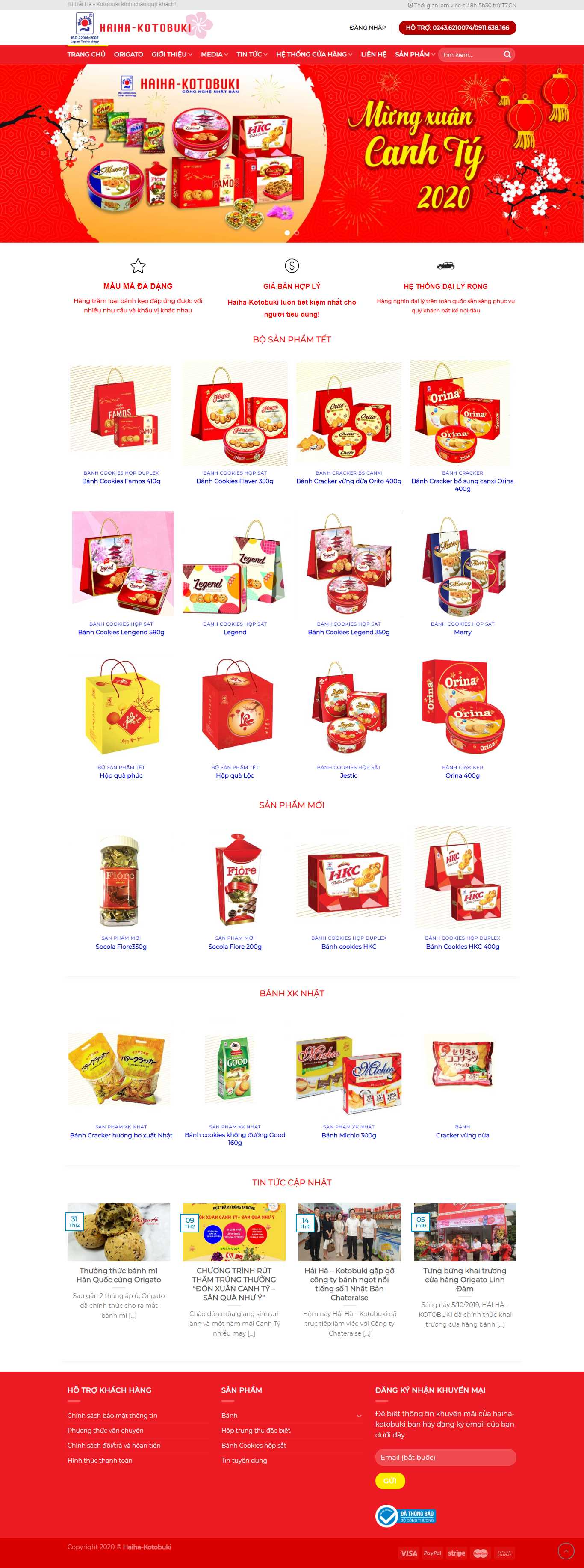 Thiết kế Web bánh kẹo haiha-kotobuki.com.vn