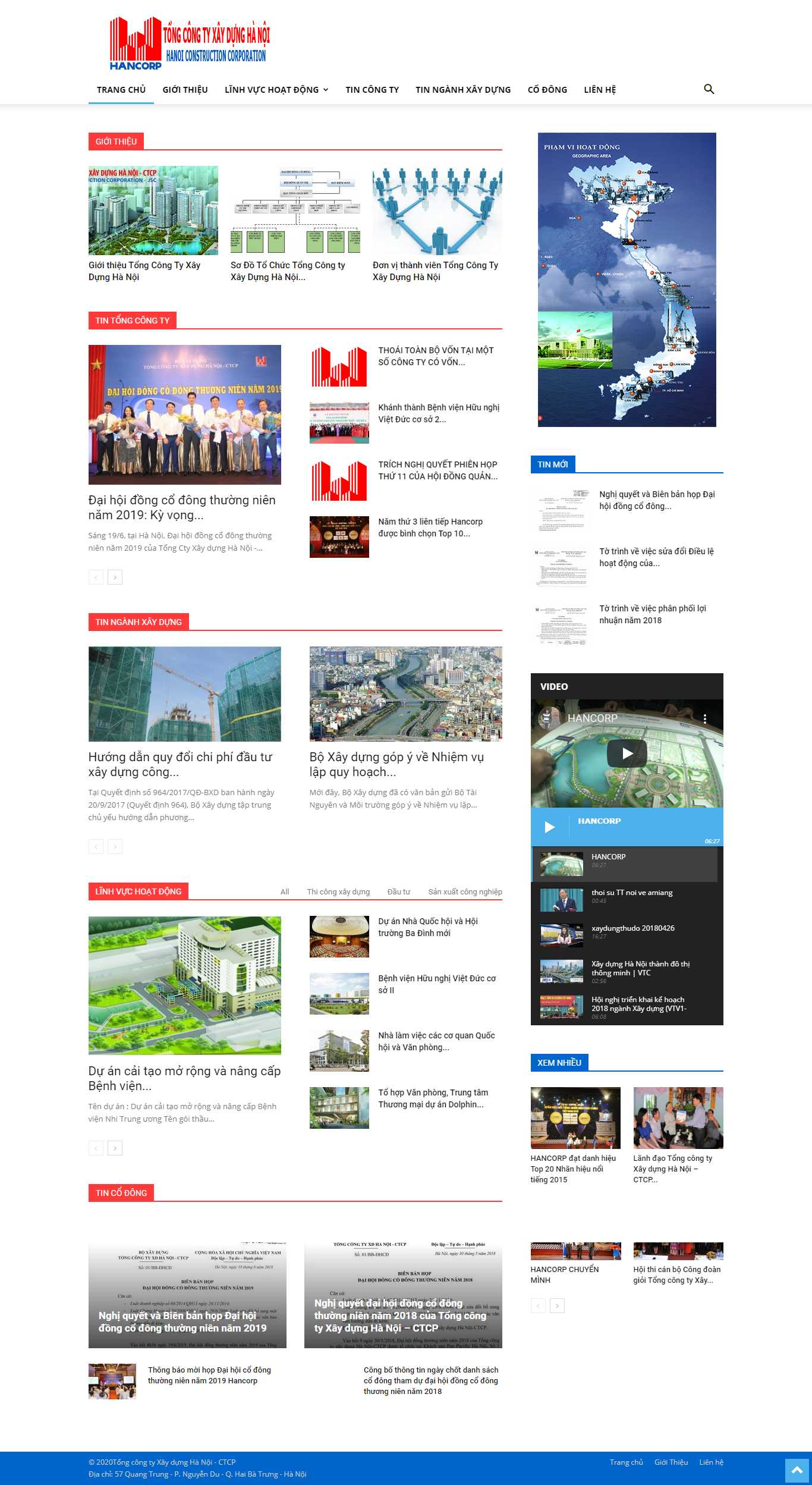 Thiết kế Web giá tốt hancorp.com.vn