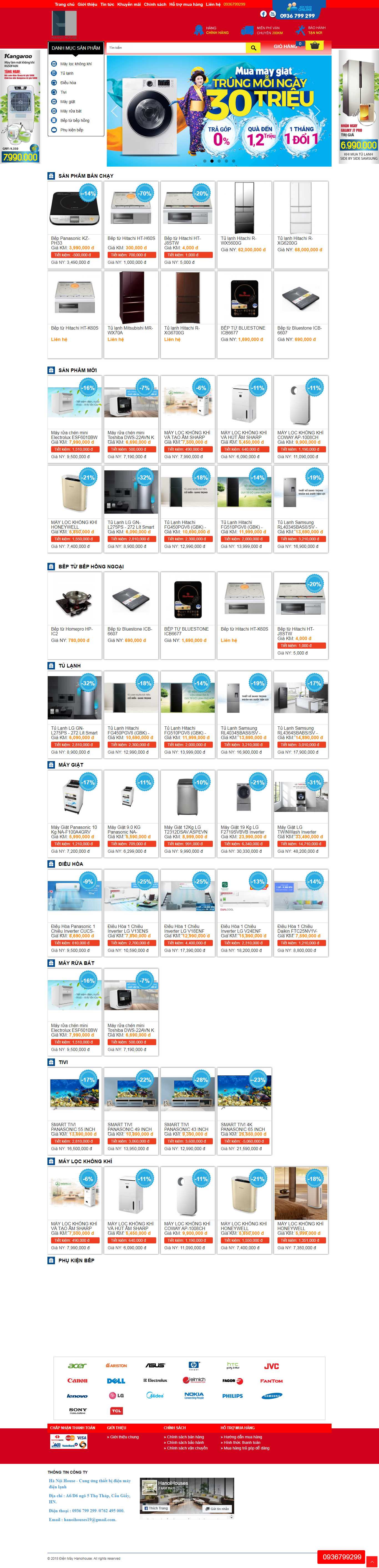 Thiết kế Web theo yêu cầu hanoihouse.com.vn