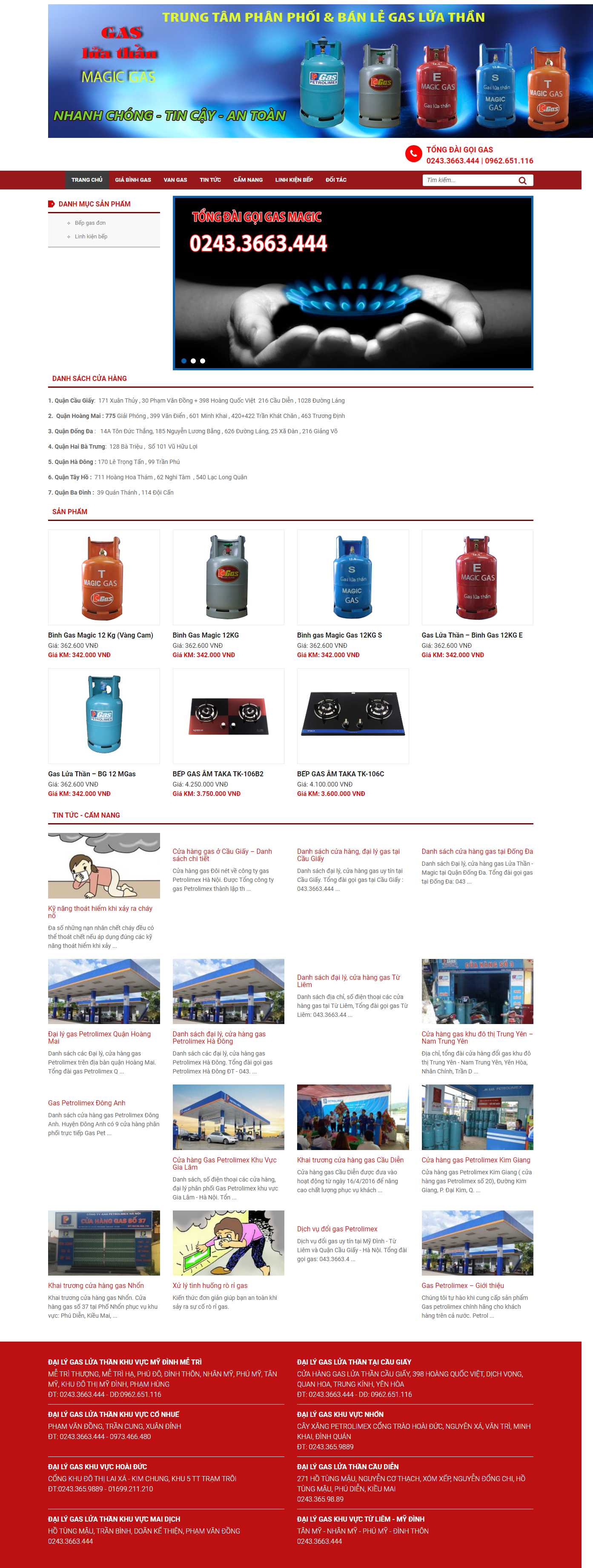 Thiết kế Web giao ga gasluathan.com