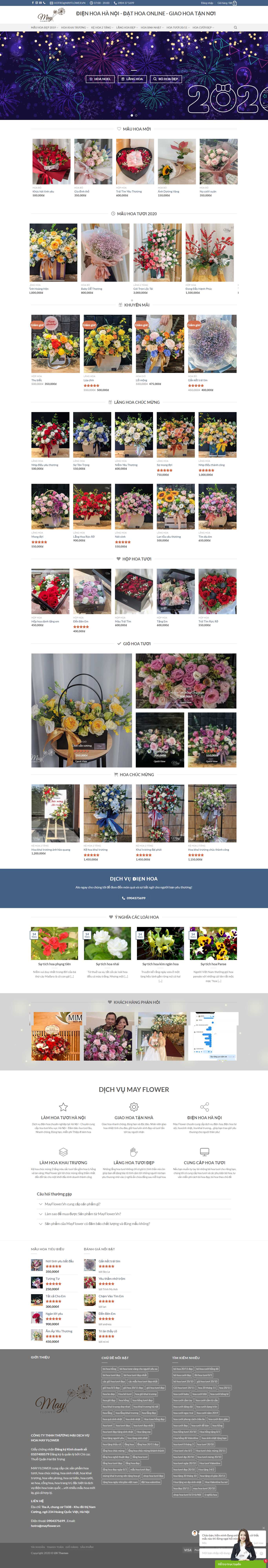 Thiết kế Web chuyên nghiệp tại tphcm mayflower.vn