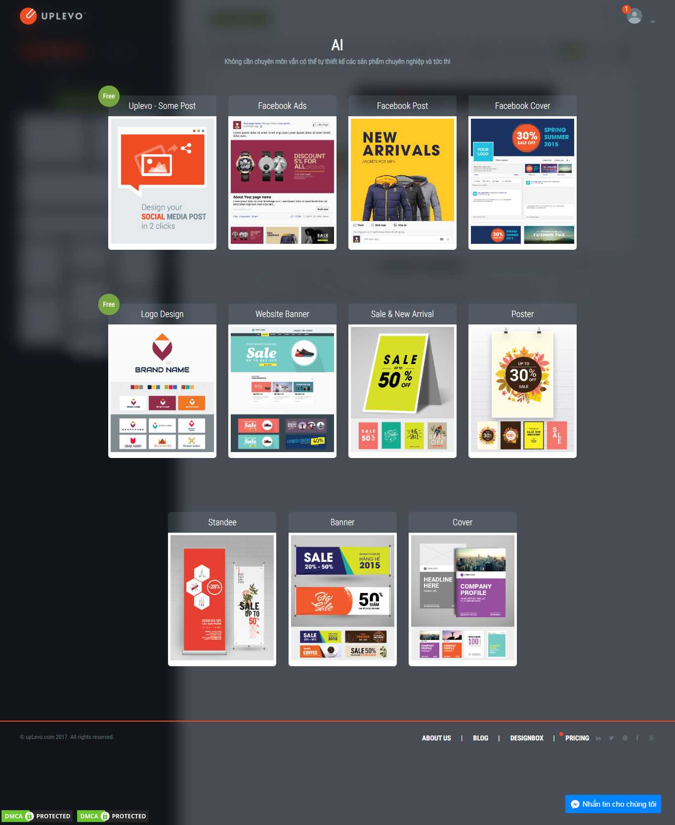 Thiết kế Web quảng cáo google uplevo.com