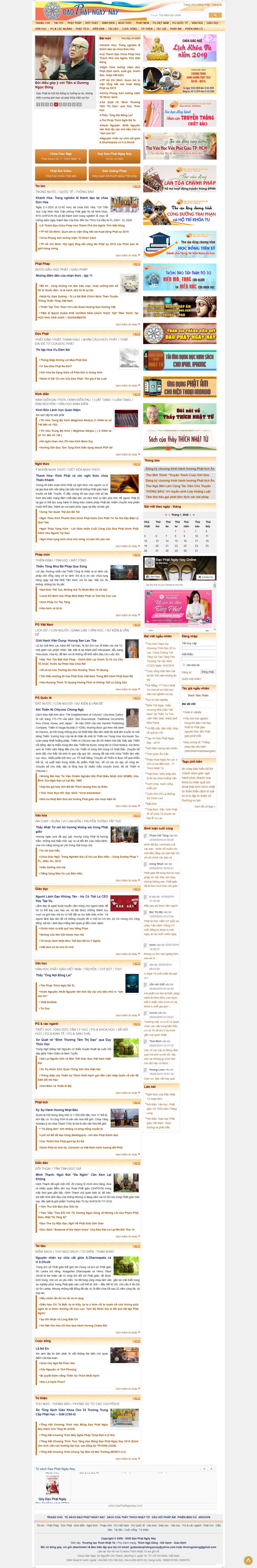 Thiết kế Web công giáo daophatngaynay.com