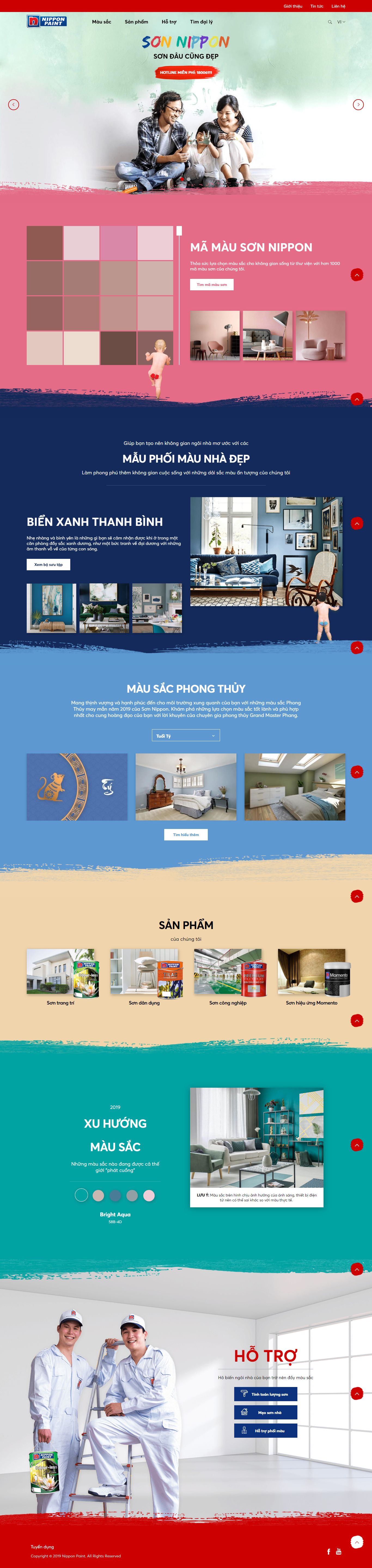Thiết kế Web chống thấm nipponpaint.com.vn