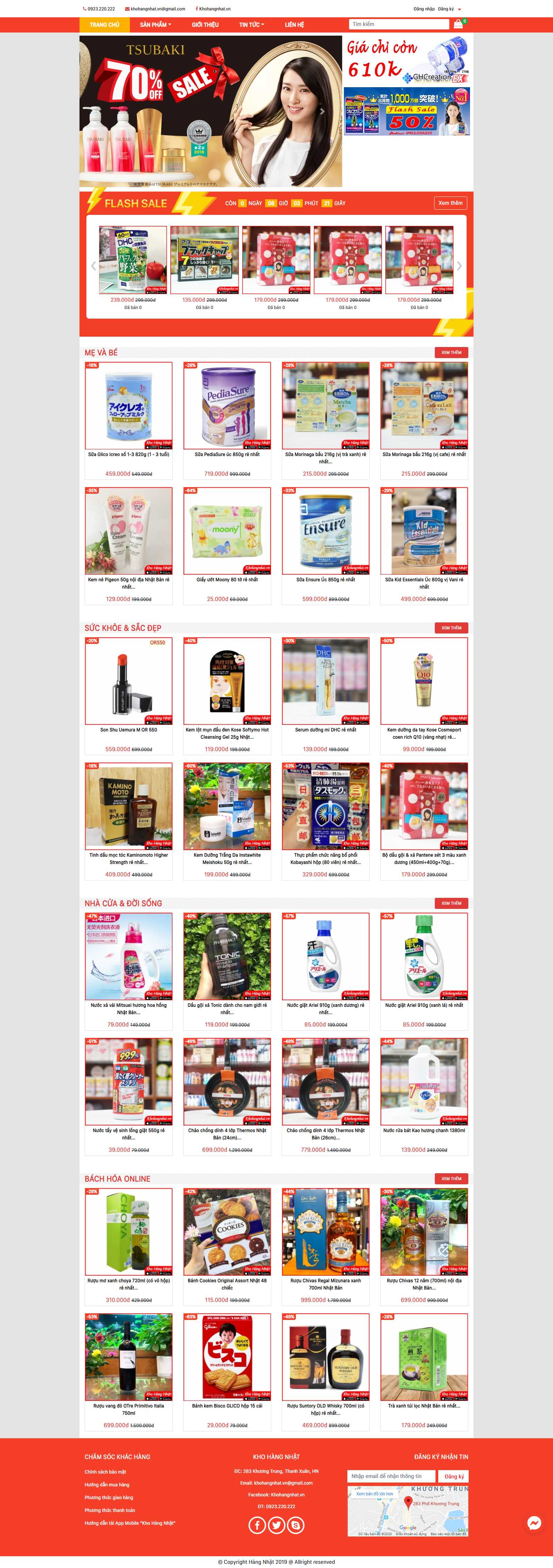 Thiết kế Web joomla khohangnhat.vn